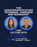 1 day lecture with Dr. Alain Romanos and Dr. Layal Bou Semaan