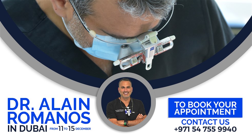 Doctor Alain Romanos in Dubai from 11 to 15 December